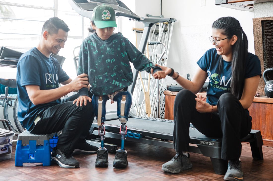 The Range of Motion Project helping a young amputee