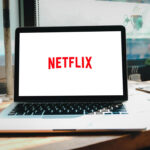 Netflix app on Laptop screen