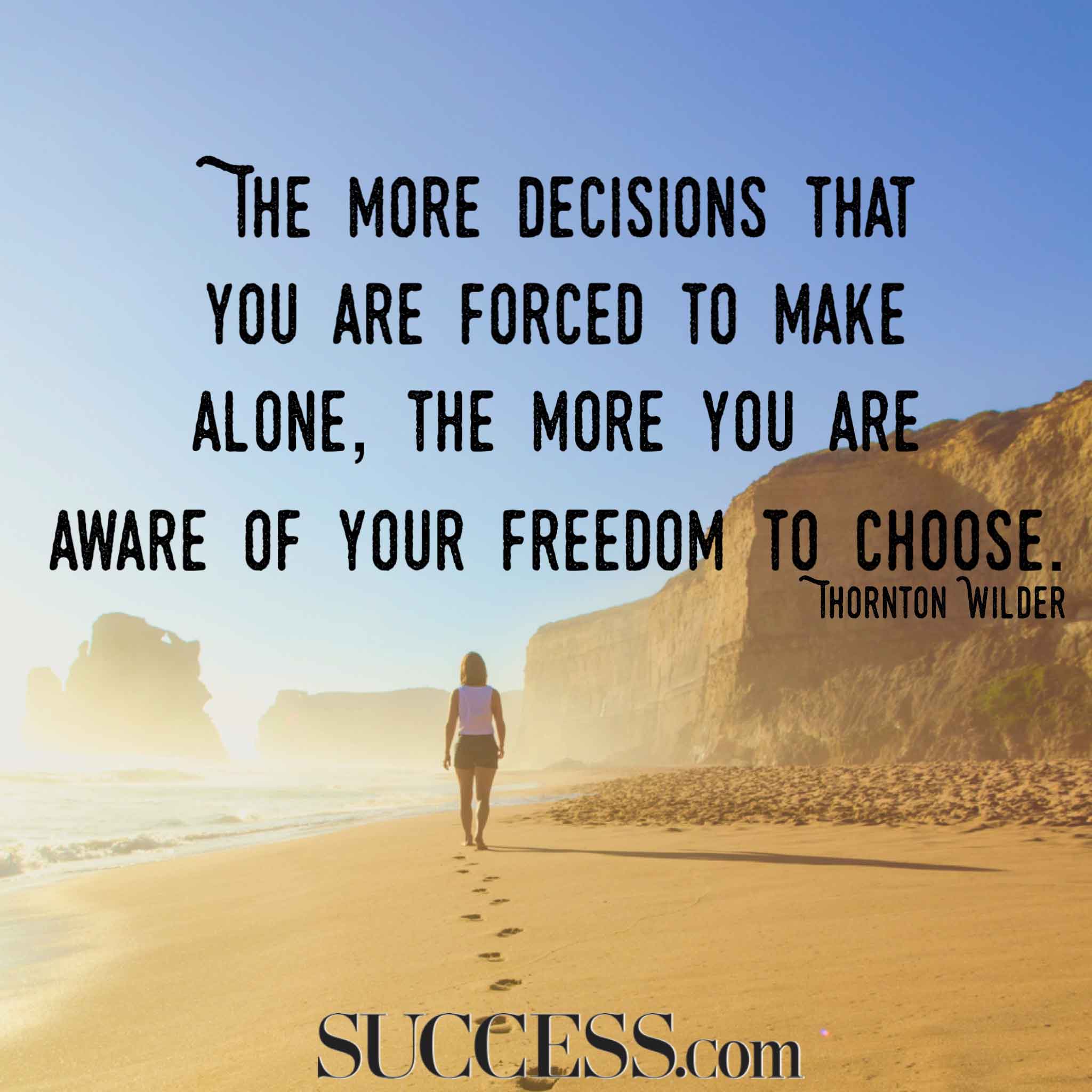 quotes about making decisions