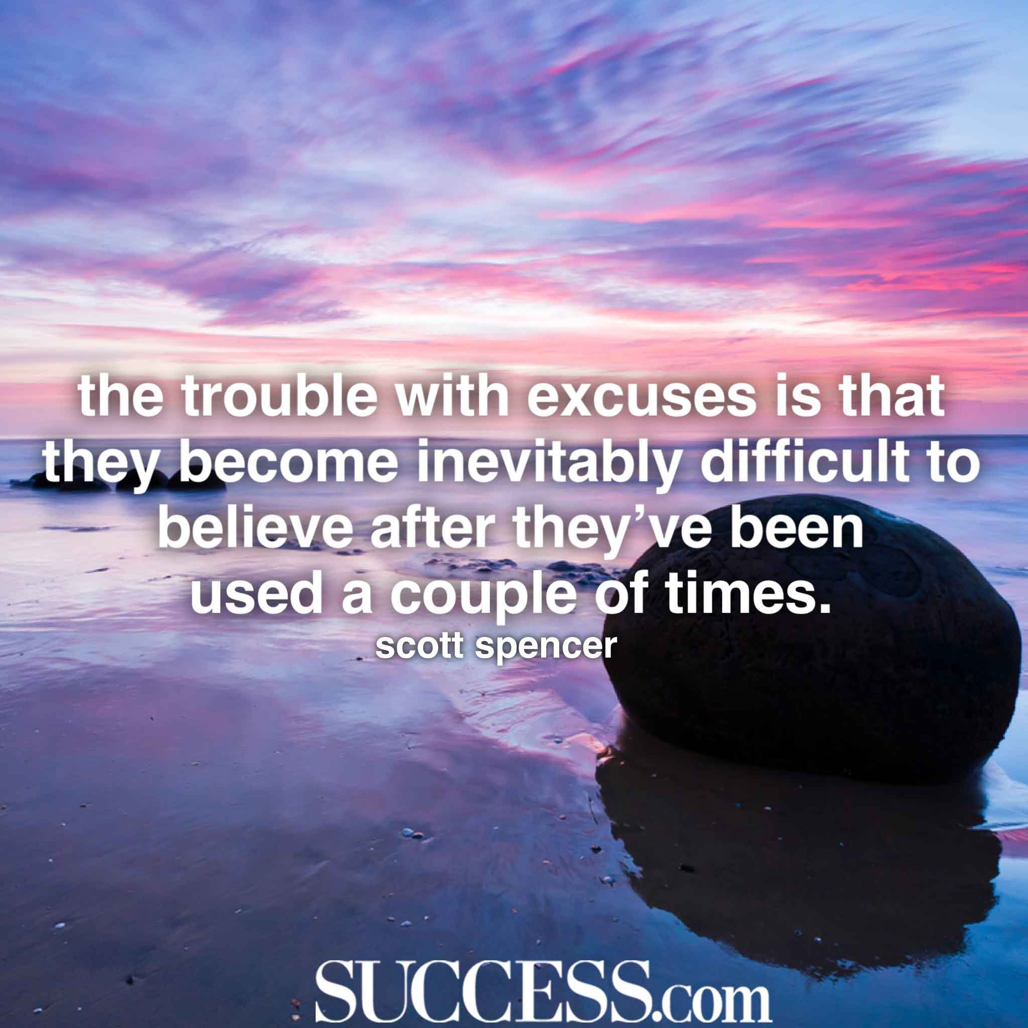 15 Motivational Quotes to Stop Making Excuses