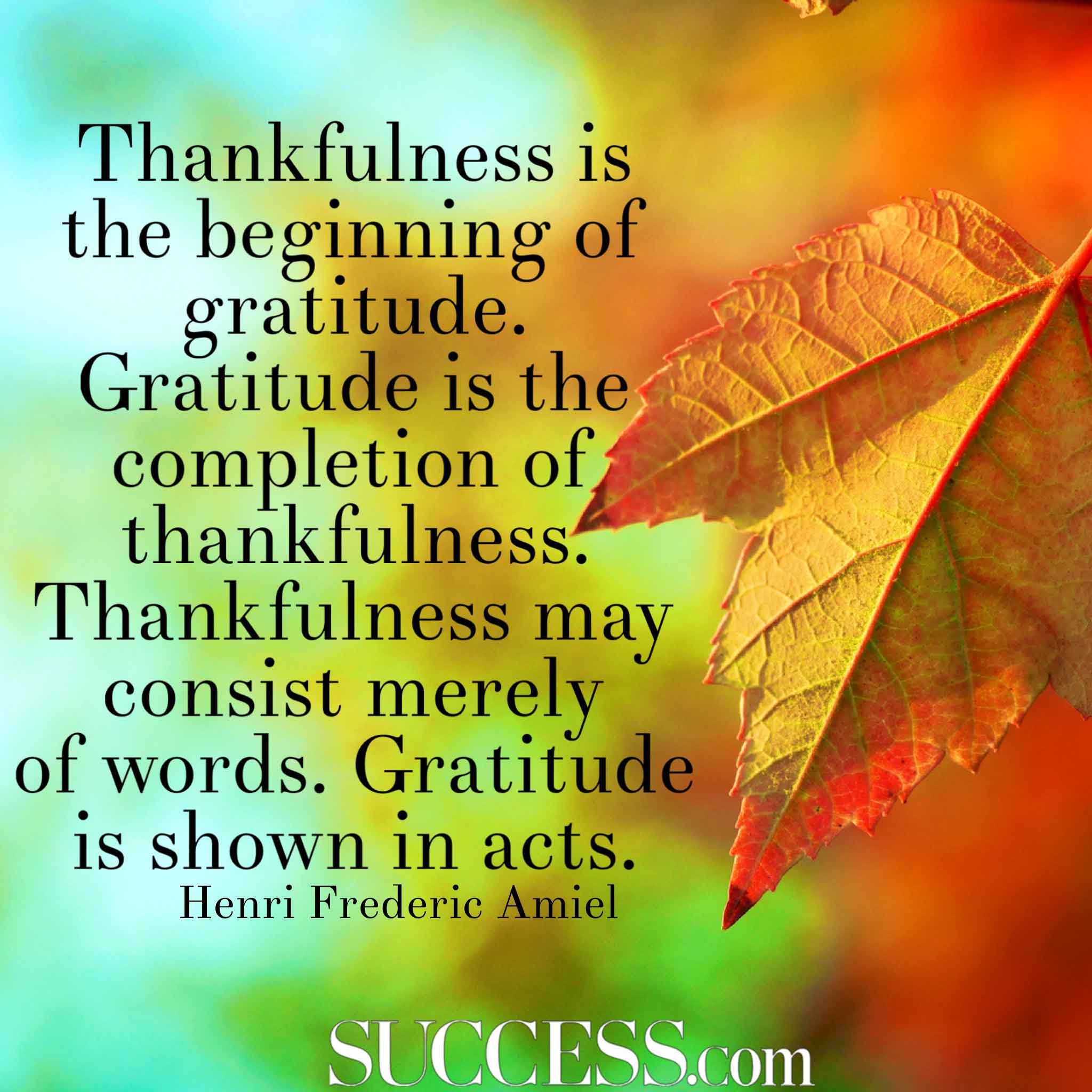 15 Thoughtful Quotes About Gratitude | SUCCESS