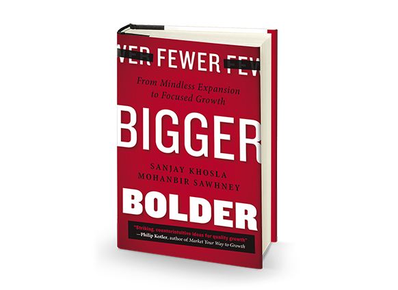 Fewer Bigger Bolder