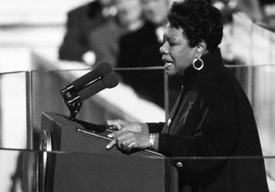 Maya Angelou Speak Bw
