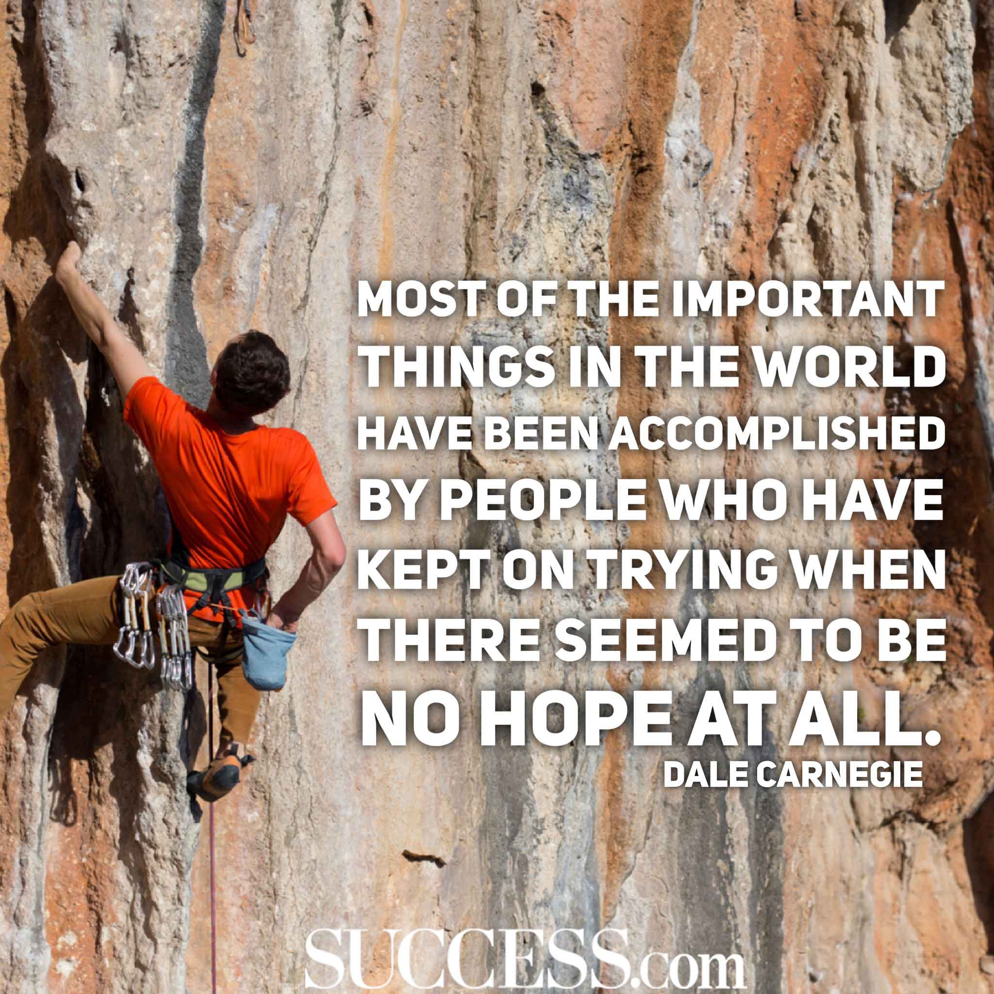 √ Inspirational Quotes About Never Giving Up On Your Dreams